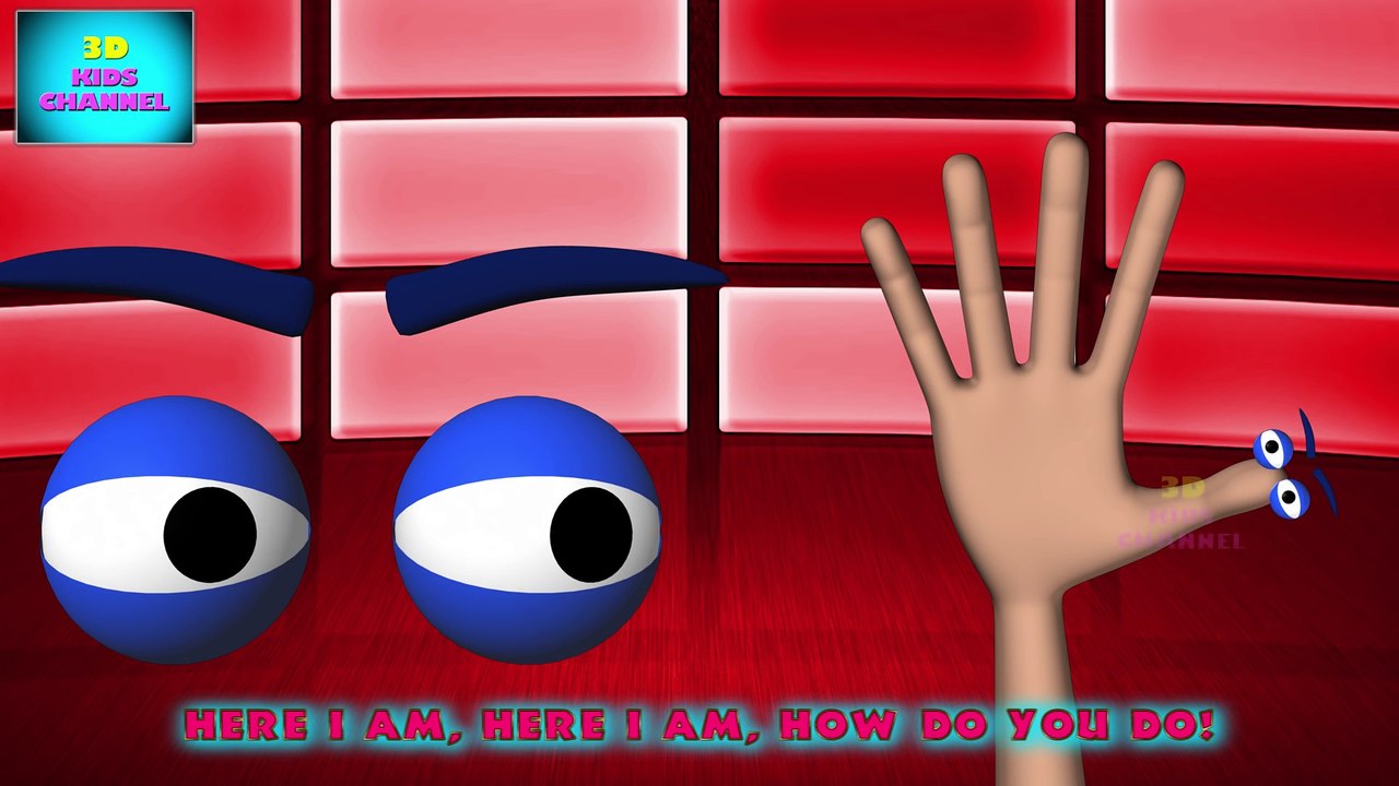 Crazy Eyes Finger Family _ 3D Finger Family Nursery Rhymes for Kids