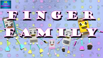 Finger Family Funny Smart Phone Mobile Family _ Finger Family Songs For Children