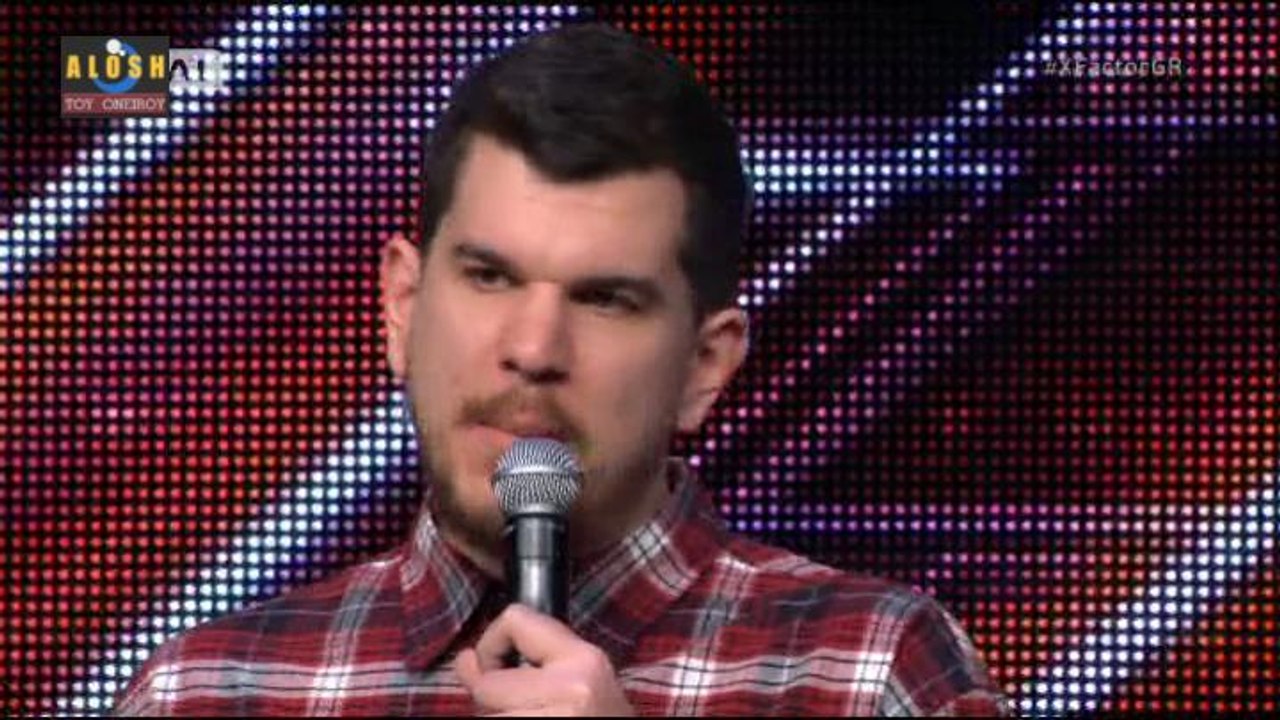 The X Factor greece 2016 - Παναγιωτης Παλλης [I who have nothing - Tom Jones]..22/4/2016