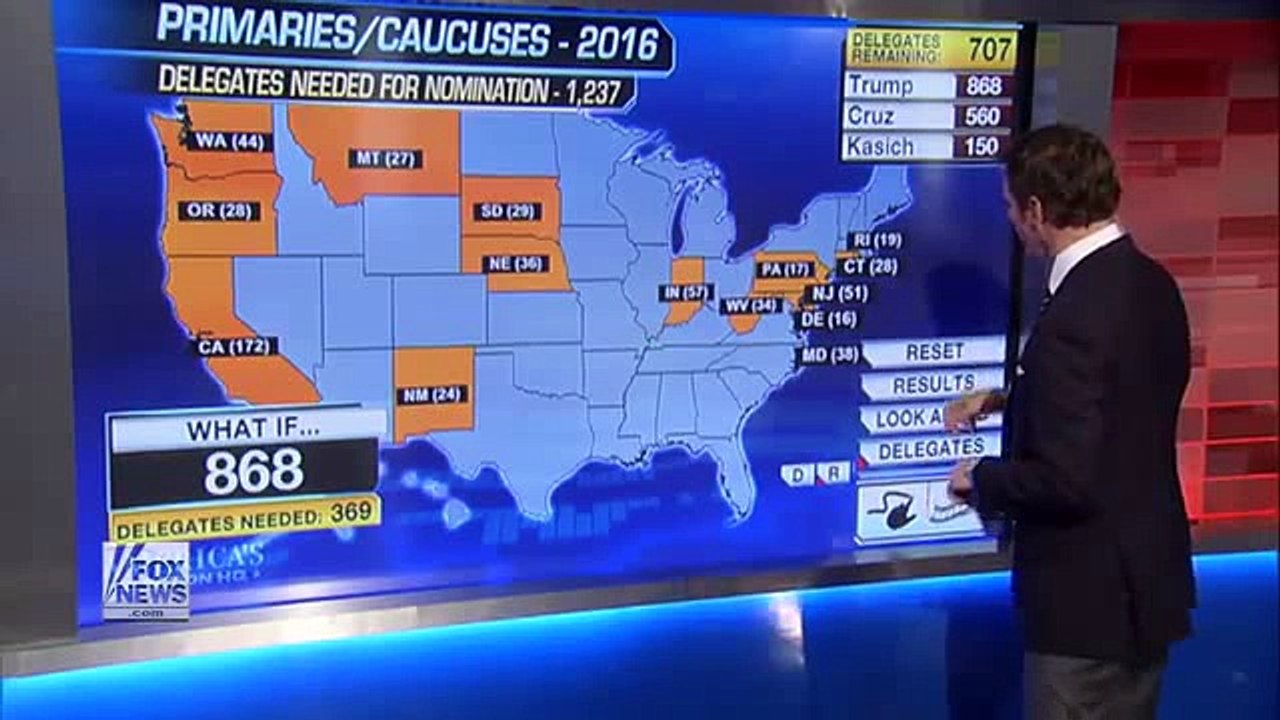 breaks down Donald Trump delegate math