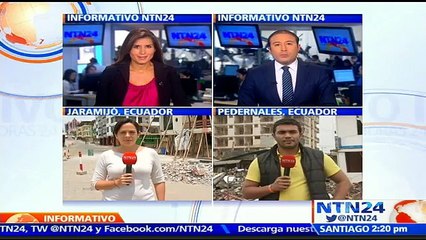 Habitantes de Jaramijó, Ecuador tienen prohibido salir al mar debido a las nuevas réplicas