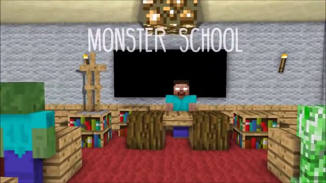 Школа монстров. Новая девченка. Майнкрафт Анимация, Майнкрафт мультики