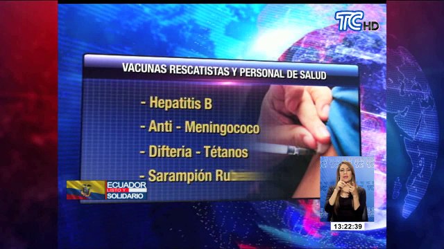 Voluntarios deben vacunarse antes de ir a las zonas afectadas