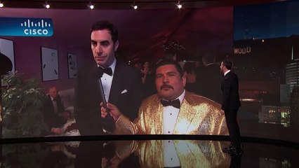 Sacha Baron Cohen and the Idiot Matt Damon LIVE from the Governors Ball