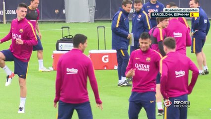 Trio "MSN" foi assunto do Barcelona