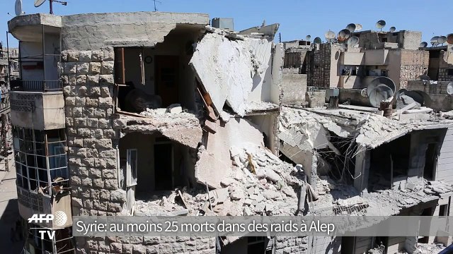 Syrie: au moins 25 morts dans des raids à Alep (défense civile)