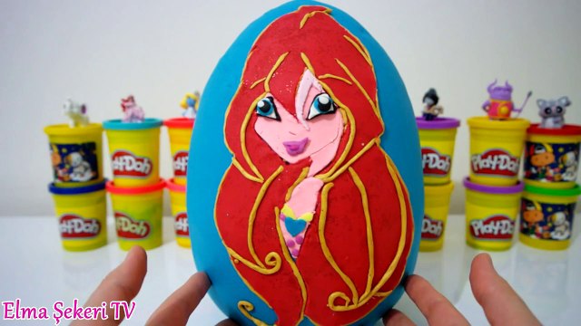 Oyun Hamuru ile Dev Winx Bloom Sürpriz Yumurta izle | Winx Club Bloom Dev Sürpriz Yumurt