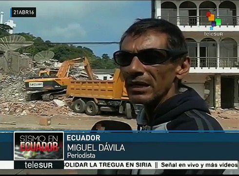 Ecuador continúa recibiendo donaciones y ayuda para damnificados