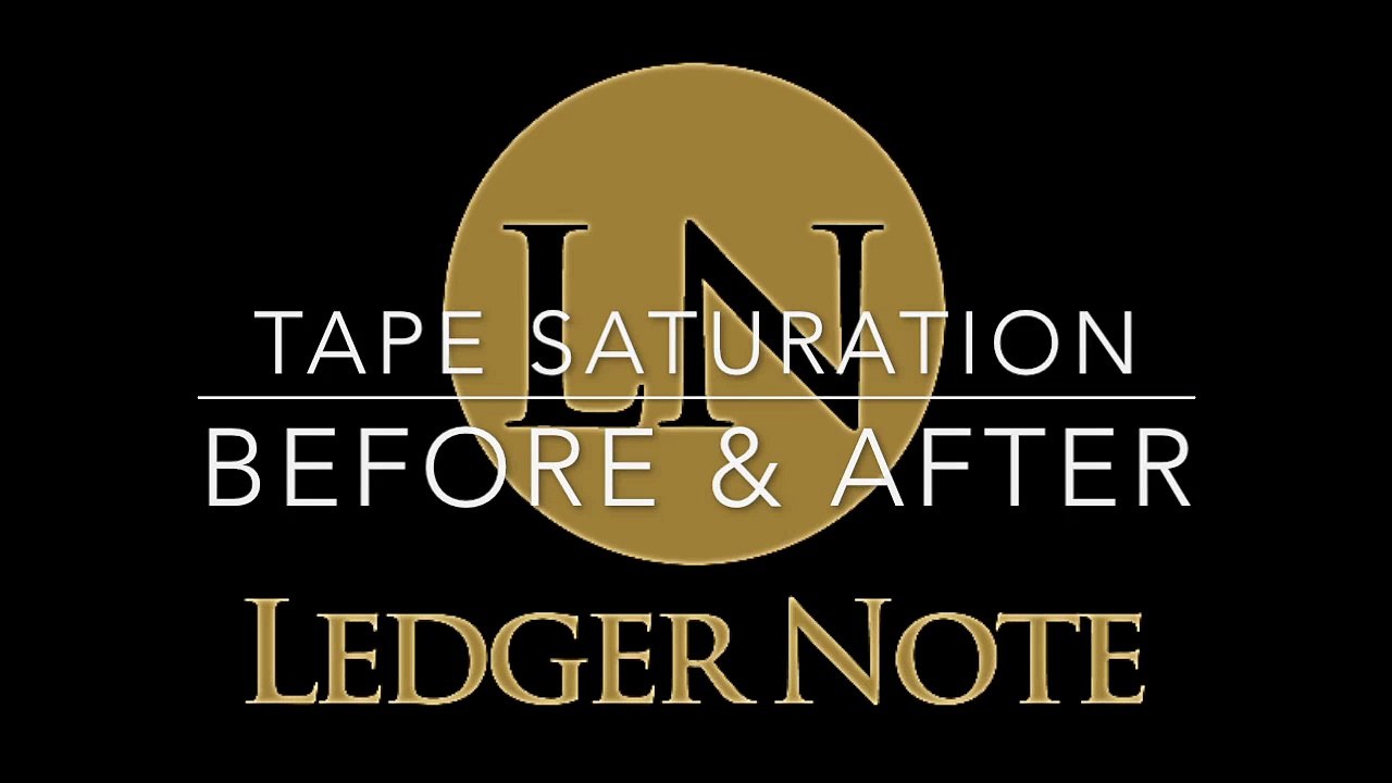 Tape Saturation - Before & After Examples
