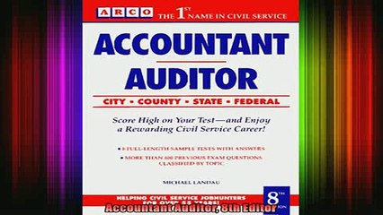 READ book  Accountant Auditor 8th Editor Full Free