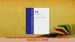 Download  Code of Federal Regulations Title 14 Volume 2 January 1 2016  Read Online