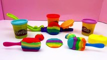 Play Doh français DIY Glaces et gaufres arc en ciel rainbow ice cram maker Scoops NTreats
