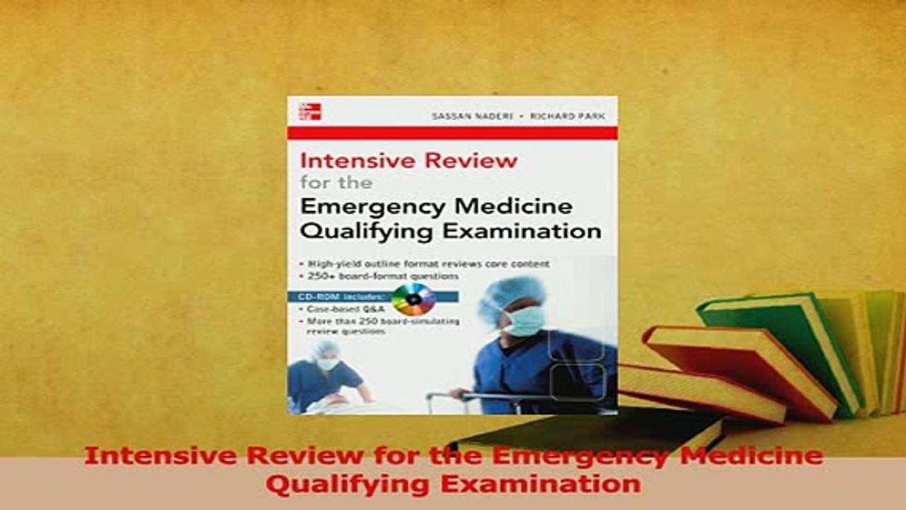 PDF  Intensive Review for the Emergency Medicine Qualifying Examination Read Full Ebook