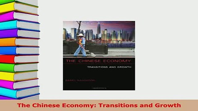 PDF The Chinese Economy Transitions and Growth PDF Full Ebook