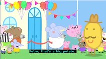 Peppa Pig (Series 3) - Mr Potato Comes To Town (with subtitles)