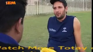 Afridi Funny interview Tezabi Cricket - YouTube