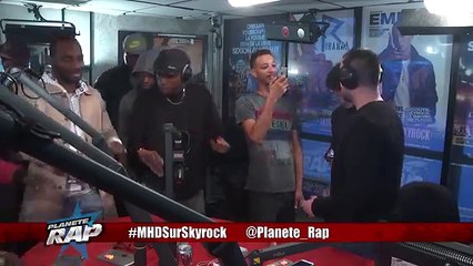 Black M & MHD -A l'ouest- en live dans Planète Rap