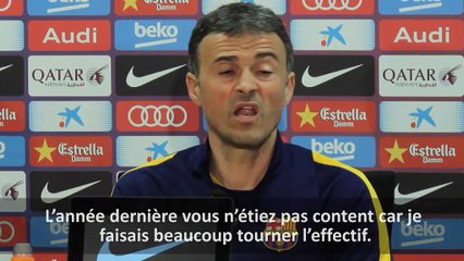 Barça - Enrique : ''Vous n'êtes jamais content''