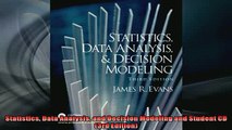 READ book  Statistics Data Analysis and Decision Modeling and Student CD 3rd Edition  DOWNLOAD ONLINE