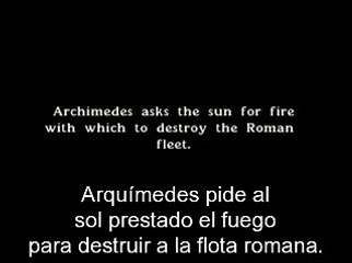 Arquimedes y el fuego
