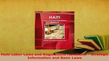 PDF  Haiti Labor Laws and Regulations Handbook  Strategic Information and Basic Laws  EBook