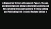 [Read book] A Manual for Writers of Research Papers Theses and Dissertations: Chicago Style