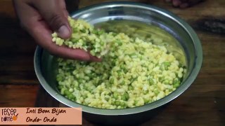 Cara Membuat Inti Kacang Hijau Kuih Bom Bijan - Onde onde (The essence of sesame ball)