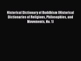 [Read book] Historical Dictionary of Buddhism (Historical Dictionaries of Religions Philosophies