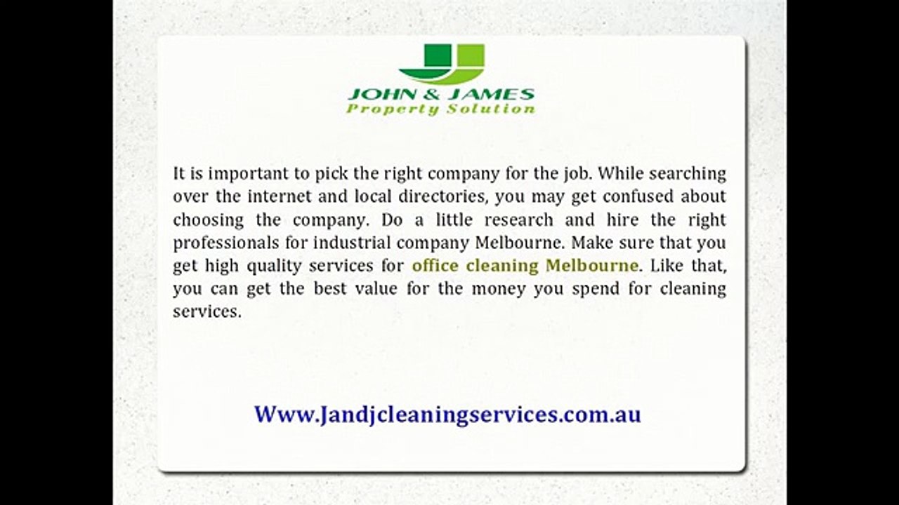 Why using office cleaning Melbourne is a great idea?