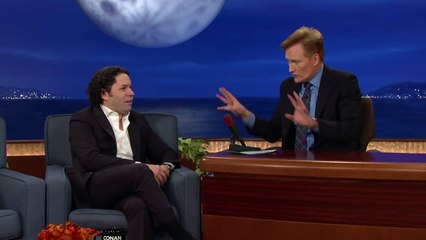 Gustavo Dudamel Conducts Conan Singing - CONAN on TBS