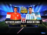 2nd Semi Final between Argentina vs Netherland FIFA Worldcup 2014