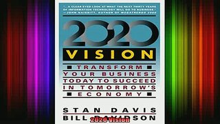 READ book  2020 Vision Full Free