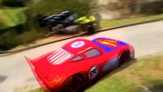 Cars Songs For Kids ♪ Crawdad Song ♪ Batman, Superman Lightning Cars Rayo