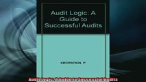 READ book  Audit Logic A Guide to Successful Audits Full Free