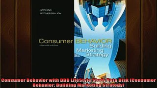 READ book  Consumer Behavior with DDB LifeStyle Study Data Disk Consumer Behavior Building  FREE BOOOK ONLINE