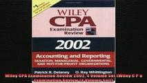 READ book  Wiley CPA Examination Review 2002 4 Volume Set Wiley C P a Examination Review 4 Volume Free Online