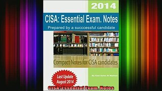 Downlaod Full PDF Free  CISA Essential Exam Notes Online Free