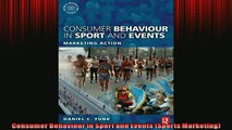 READ book  Consumer Behaviour in Sport and Events Sports Marketing  BOOK ONLINE