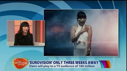 Dami Im reveals Guy Sebastian's Eurovision advice _ Daily Mail Online