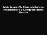 PDF Infinite Autonomy: The Divided Individual in the Political Thought of G. W. F. Hegel and