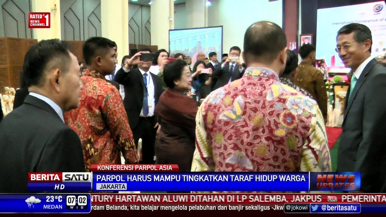 Megawati dan Ical Buka Konferensi Internasional Parpol Asia
