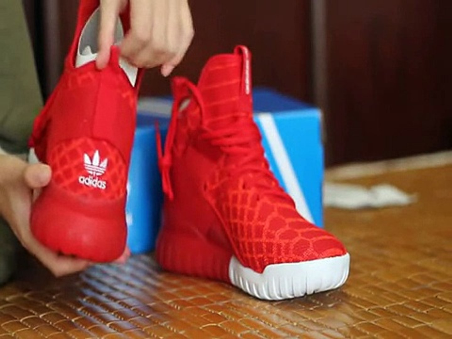 adidas tubular x circular red