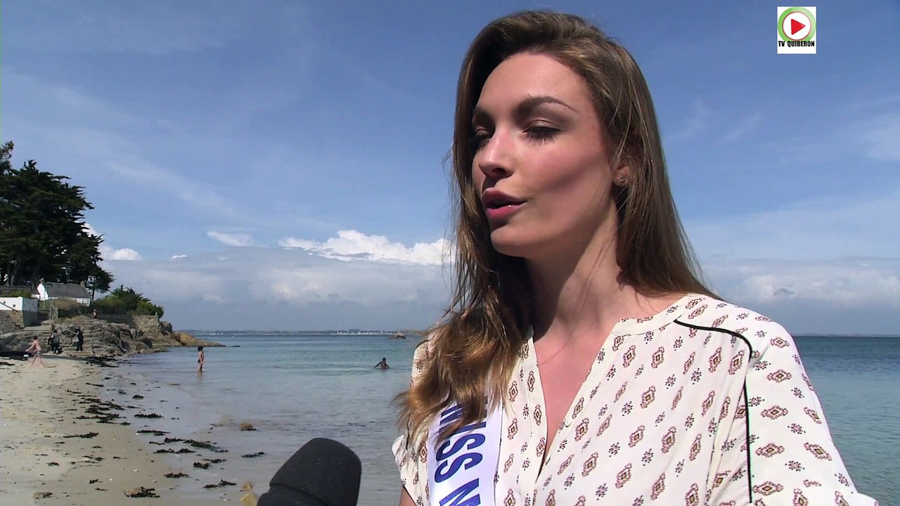 Quiberon   |  Miss Morbihan 2015 Cécile Fourrier se Confie   |  TV Quiberon 24/7