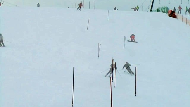 Горные лыжи Тренировочка. Слалом