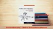 Download  Electrotherapy  Clinical Procedures Manual Download Online