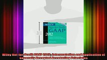 READ book  Wiley NotforProfit GAAP 2012 Interpretation and Application of Generally Accepted Full Free