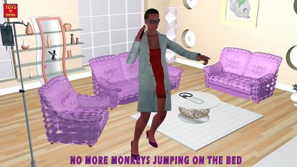 5 Little SAMURAI MINIONS Jumping On The Bed & MORE | Nur[-s-e-]ry Rhymes for Children | 3D Anim