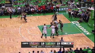 Thomas and Schroder Get Double Tech's | Hawks vs Celtics | Game 3 | April 22, 2016 | NBA Playoffs