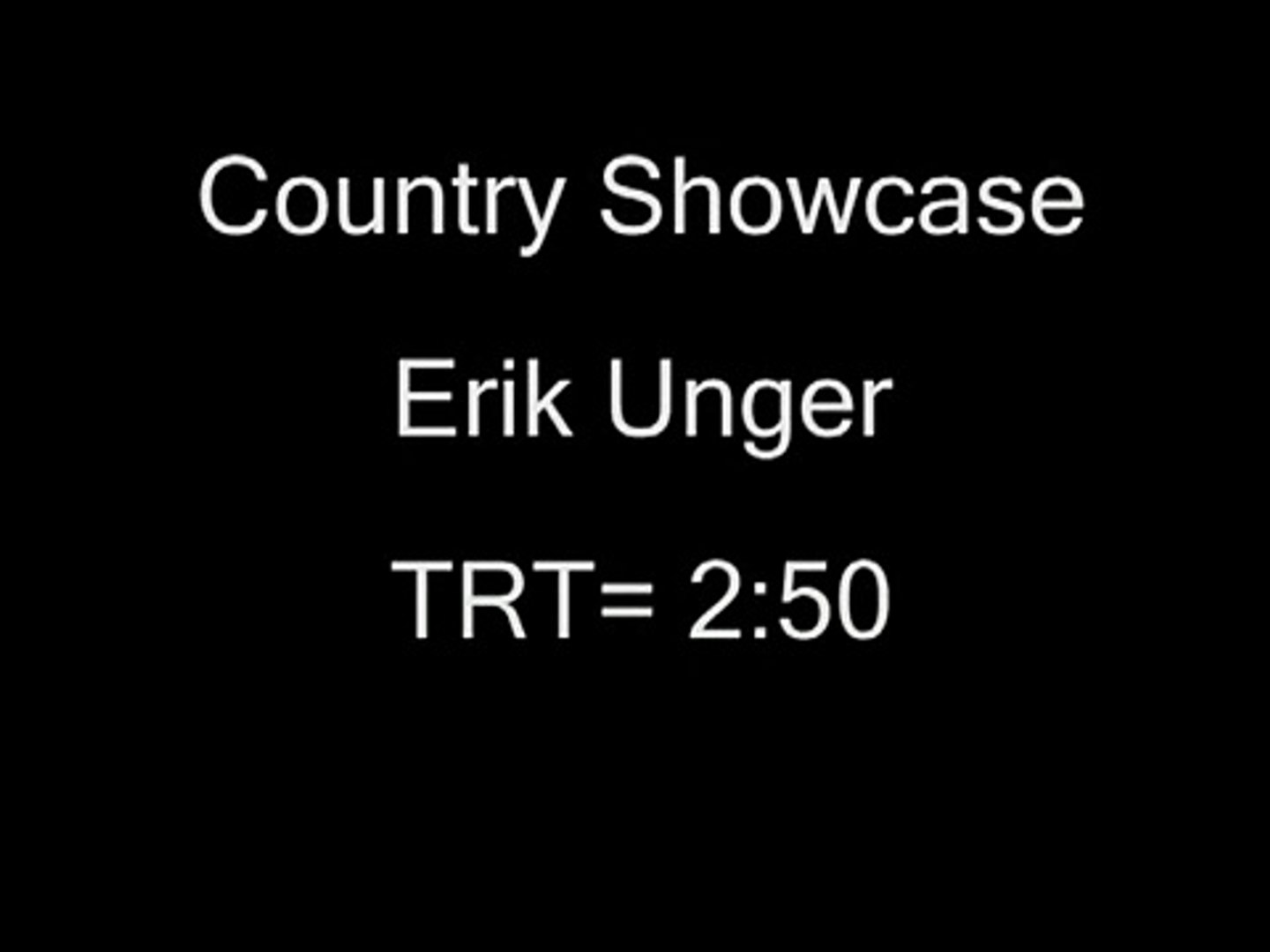 2007 Country Music Showcase