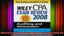 Downlaod Full PDF Free  Wiley CPA Exam Review 2008 Auditing and Attestation Wiley CPA Examination Review Full Free